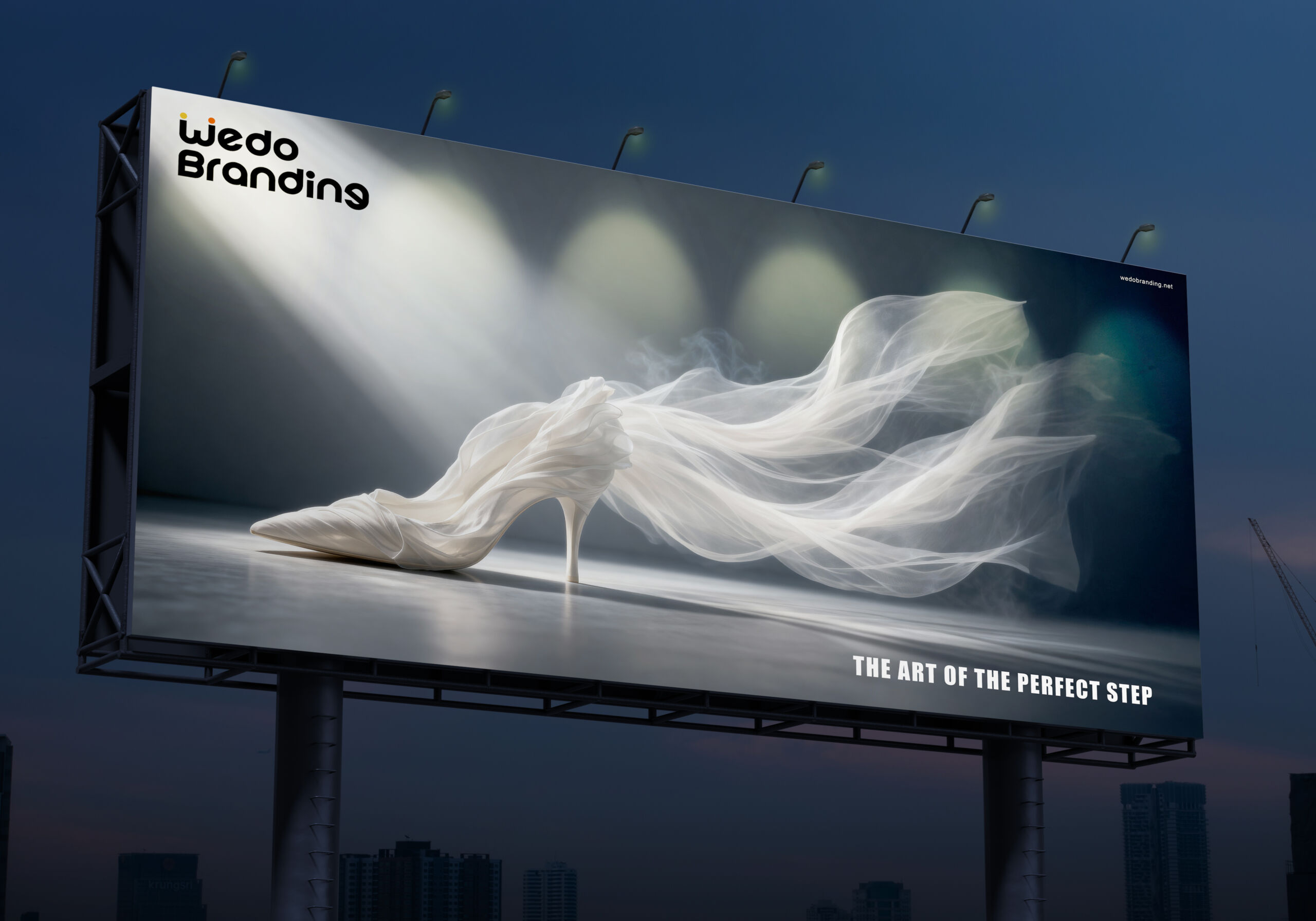The Art of the Perfect Step creative advertising visual by Wedo Branding