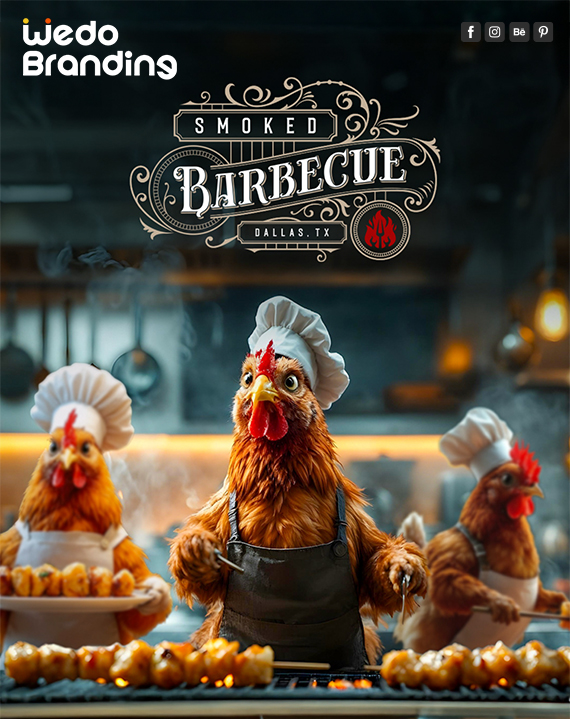 Creative barbecue advertising billboard design by Wedo Branding